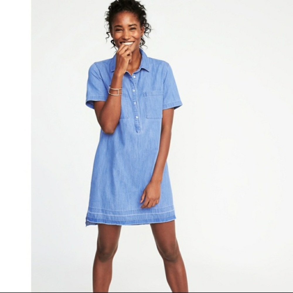 Old Navy denim shirt dress
